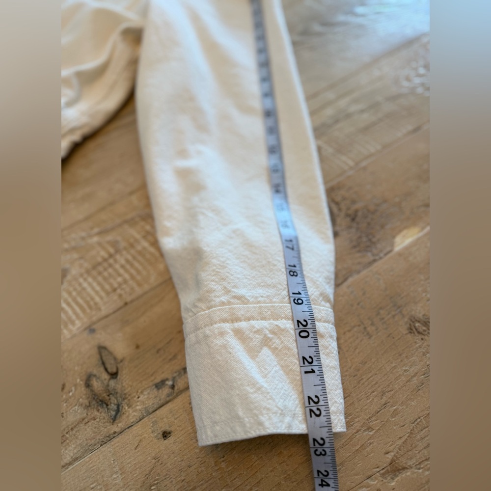 Everlane Women's Cream Cotton Utility Jacket Trench M - Picture 9 of 14